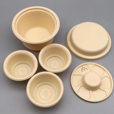 Customized Disposable Tea Pot For Traveling And Going Out  Biodegradable Tea Set