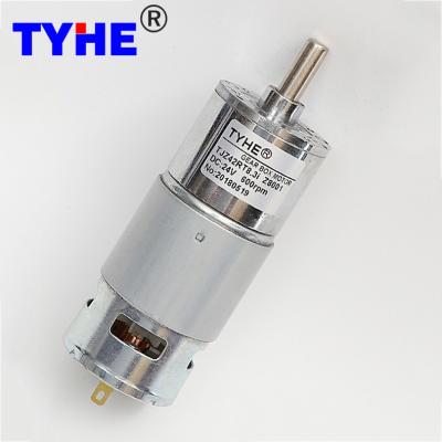 42mm GearBox Brushed DC Motor 30 Rpm Steel Gear Electric Motor For Smart Mop