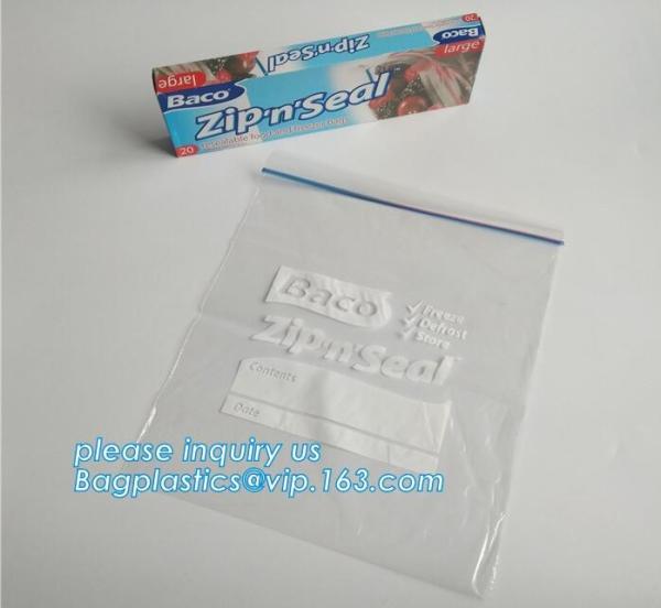 Biodegradable corn starch packing clear k bag custom printed zipper bags plastic k bag, Food Grade LDPE Pla