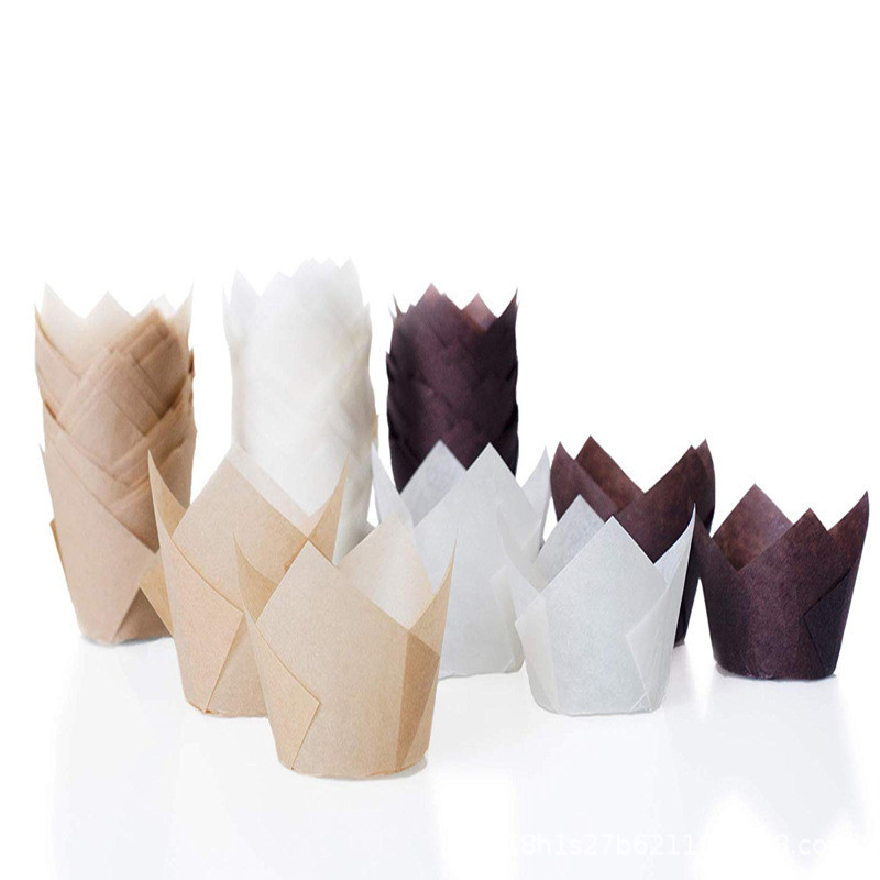 30-Day Return Policy Disposable Custom Paper Cake Cups for High Temperature Cupcakes