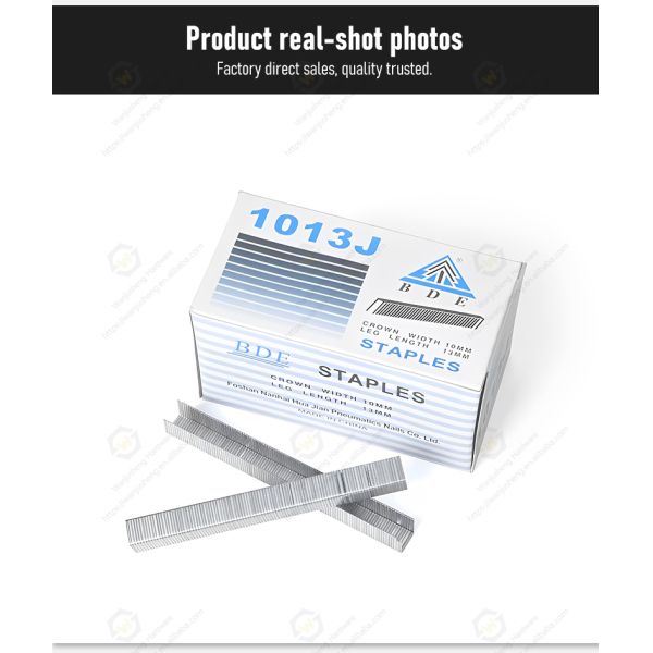1013J Galvanized Chair and Sofa Nails Interior Metal Iron Pins Gun Nails Wire Diameter Furniture Staples