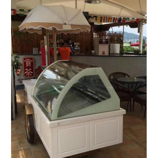 Hot Sale Cheap Gelato Ice Cream Display Freezer Italian Ice Cream Cart