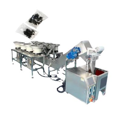 120 Pcs/Min Vibrating Plate Hardware Packing Machine For Small Parts High Speed