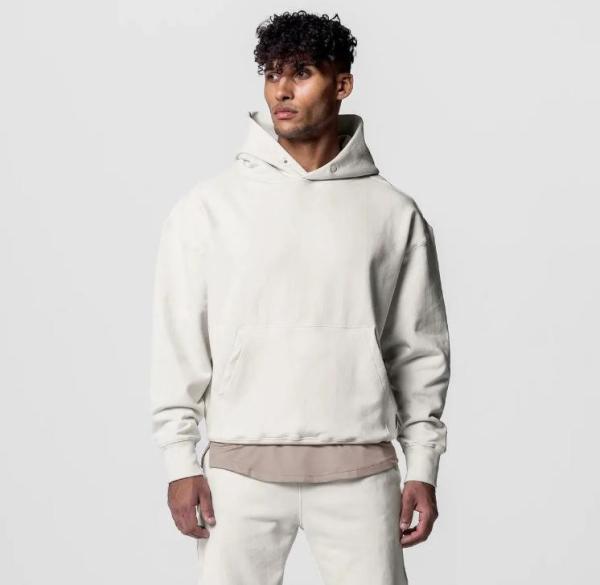 ODM Oversized T Shirt Summer Hooded Collar 100% Polyester For Men