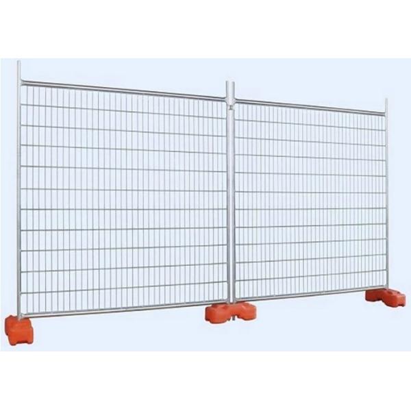 Galvanized Wire Mesh Temp Construction Fence For Site Security Control