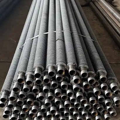 Energy Saving Boiler Fin Tube With Carbon Stainless Steel Material And Square Fin
