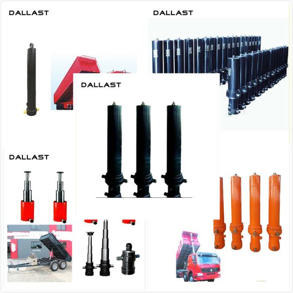 4 cilindro hidráulico del remolque de la descarga del diámetro interior de 6 pulgadas, resumiéndose a ariete hydráulico
