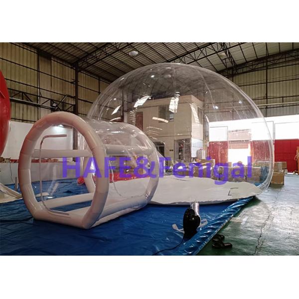 Dome Inflatable Bubble Tent With Tunnel PVC Tarpaulin