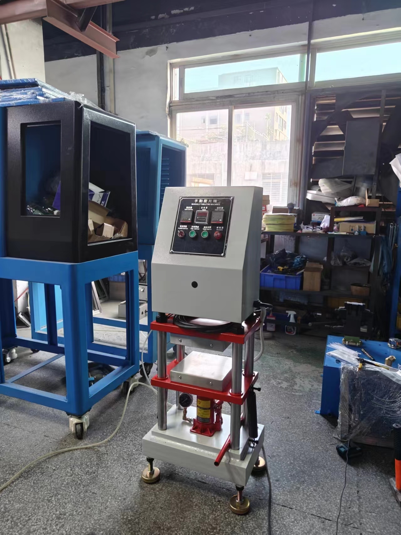10Ton 25Ton 30Ton Manual Laboratory Hot Hydraulic Rubber Plastic Platen Vulcanizing Press Machine