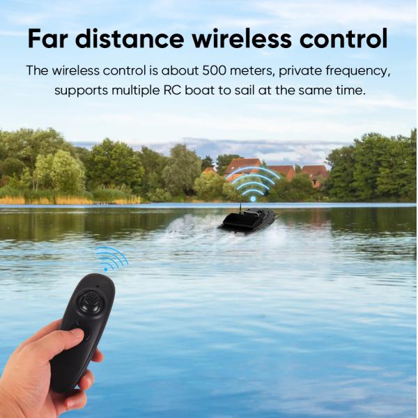 18000mah Long Distance Fishing Rc Boat 500m Remote Control Fishing Boat Dual Bin Yacht