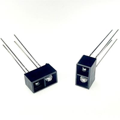 High Sensitivity IR Reflective Sensor Cuboid Shape 940nm 860nm Black Photoelectric Switch Sensors