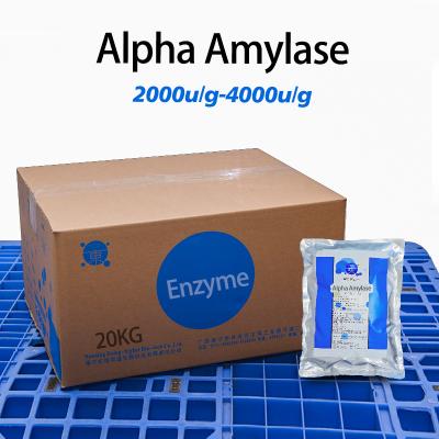 Valeur pH 5.0-7.0 4000U/G Alpha Amylase dans l'industrie alimentaire / Qualité industrielle