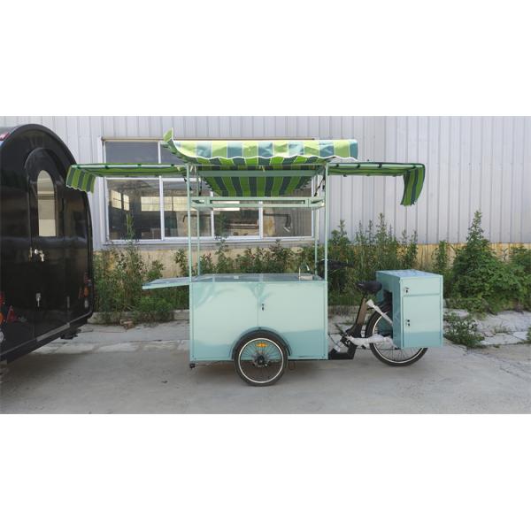 220*87*240cm Ice Cream Tricycle with Freezer and Convenient Operation