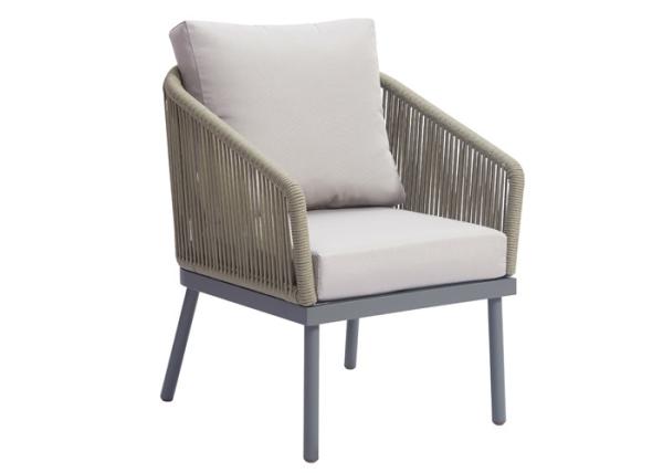 4 PCS UV Resistant Outdoor Rope Sofa Garden Furniture Sets