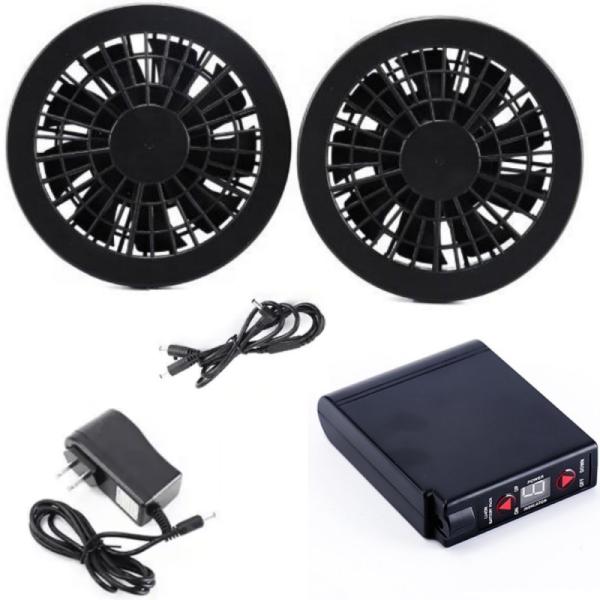 7.2V Jacket Cooling Fan Battery Set 4400mAh With Charger For Summer Workwear
