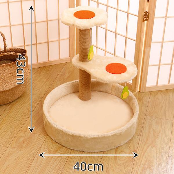 Different Size Sisal Portable Foldable Kitten Cat Scratch Toy Climbing Frame for Cats