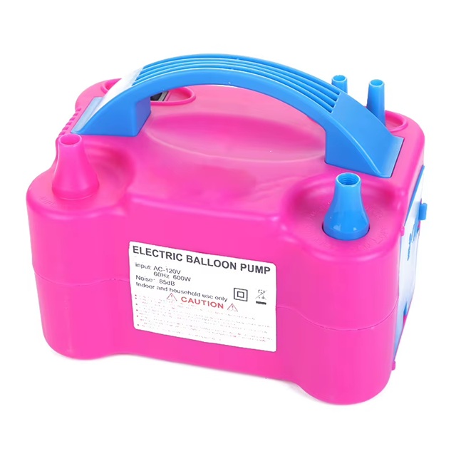 SPU Dual-Purpose Electric Air Pump Double-Layer Balloon Inflator PP Material Portable Automatic for Wedding Room Decorations