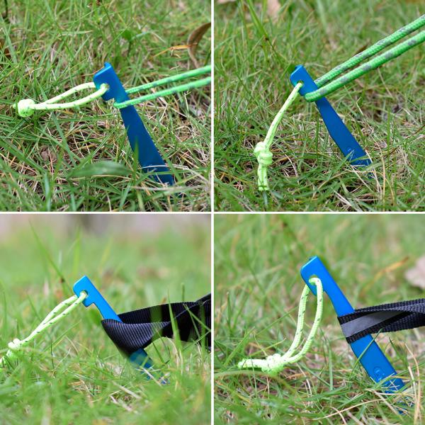 Y Shaped 10Pcs Stakes Pegs Outdoor Camping Accessories