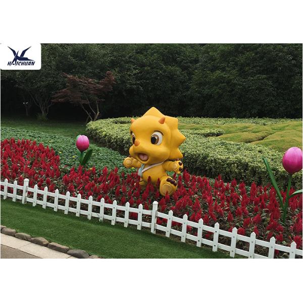 Educational Life Size Realistic Fiberglass Cartoon Animals Lovely Monkey Models