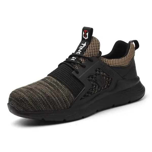 Preço barato trabalho de aço botas protectoras masculinas anti-quebra-cabeça calçados de segurança casual para homens trabalho