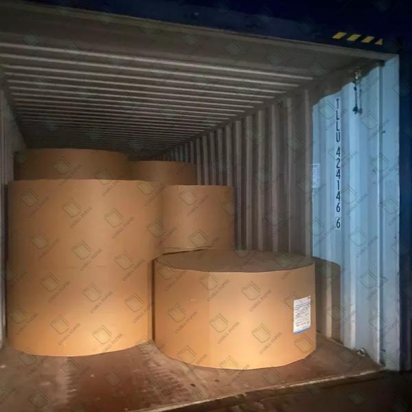 200gsm-440gsm Kraft Paper Rolls Unbleached Brown Kraft Cardboard