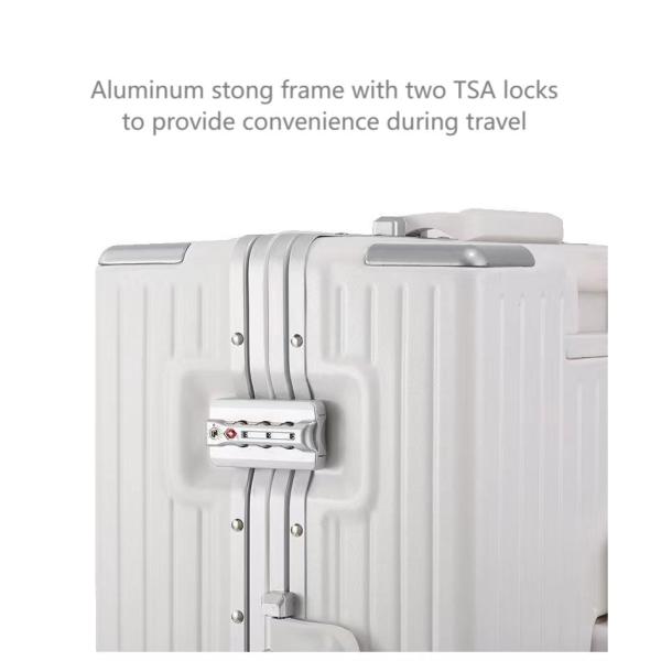 TSA одобрила багаж для пассажиров из алюминия чемодан с крутящим колесом