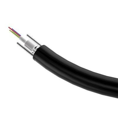 Cabo de fibra ótica blindado GYXTW G652D de 12 núcleos para uma comunicação