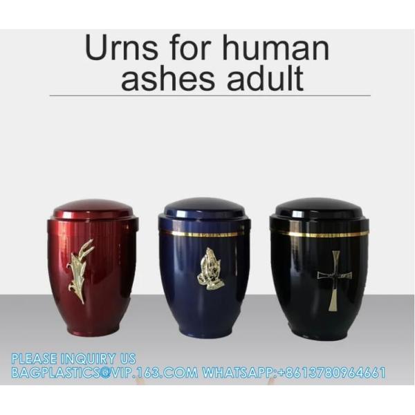 Funeral Supplies Factory Price Cremation Human Pet Cinerary Casket Metal Funeral Urn