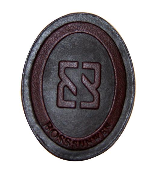 OEM Design Embossed Leather Patches With Personalized Logo For Jeans
