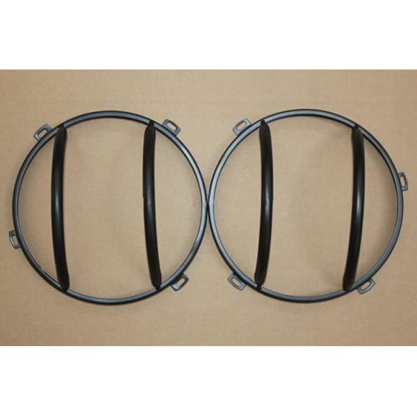 Iron head lamp cover For Jeep Wrangler JK 2007-2014 front light cover car accessories