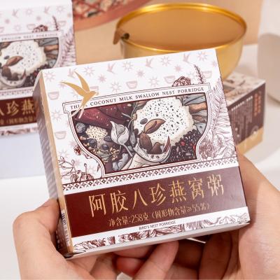 Ejiao Bird's Nest Porridge Enhance Immunity Nutritious Breakfast Instantfoods Low Sugar And Low Calorie Healthy Organic Food