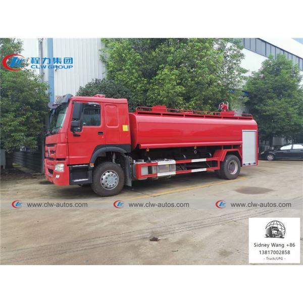 Sinotruk Howo 4x2 Fire Fighting Truck With 15cbm Water Tank