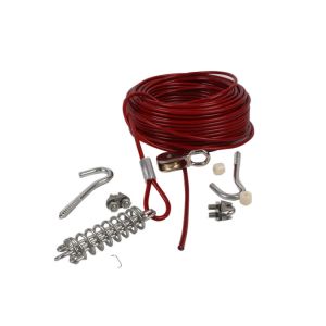 Heavy Duty Dog Zip Line Run Cable Dog Tie Out Trolley for Large Dogs