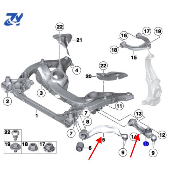 Rolls-Royce Ghost, Original Equipment Manufacturer, High-quality Front-wheel Control Arm