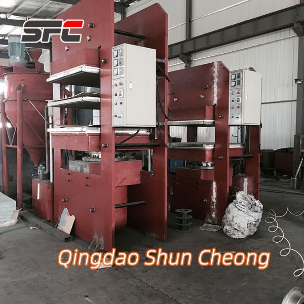 Frame Type Rubber Vulcanizing Machine with 8.00 MN Total Pressure 800mm Daylight and 16.5 KW Main Motor Power