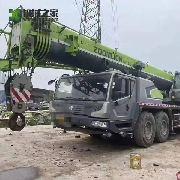 ZTC80V Zoomlion Used Truck Cranes 80ton 49m Second Hand Crane Trucks
