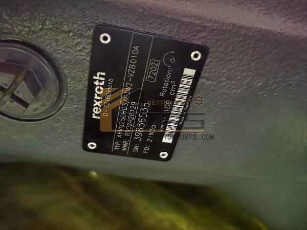 A6VM250HD3/63W2-VZB010A Bomba de pistão Rexroth A6vm55 A6vm107 A6vm160 A6vm200 A6vm250 A6vm80-Motor