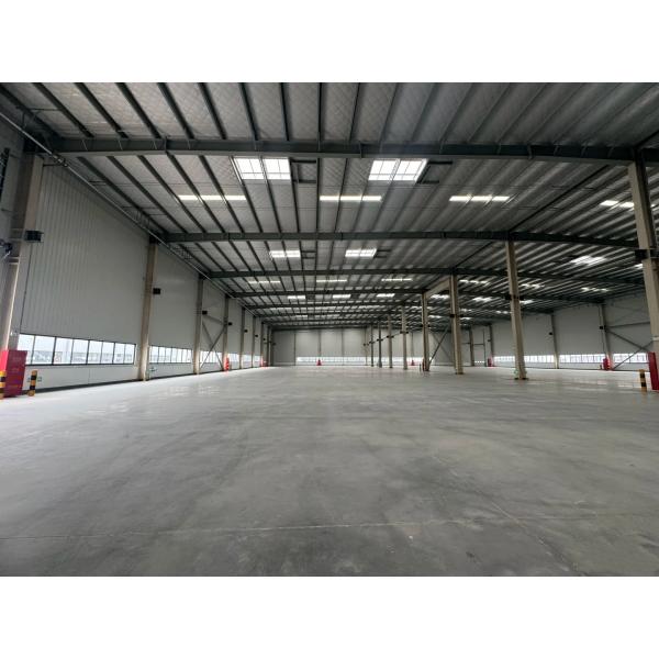 Steel structure frame building with high-strength bolt connection for large-span warehouse Q355B