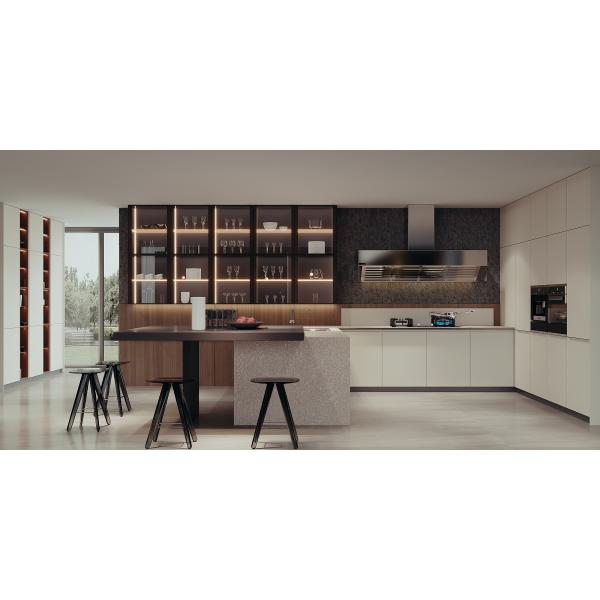 Armoires de cuisine modernes meubles armoire de cuisine pour hôtel de ville