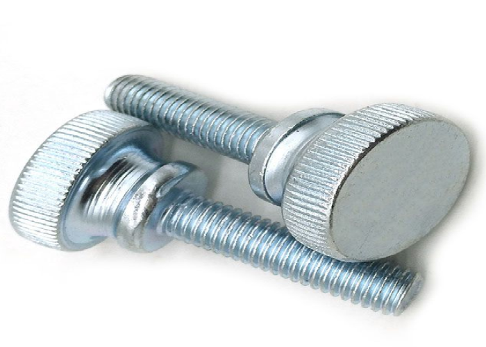 Carbon Steel M10 Thumb Metal Screw Construction Industry Zinc Plated Heavy Duty
