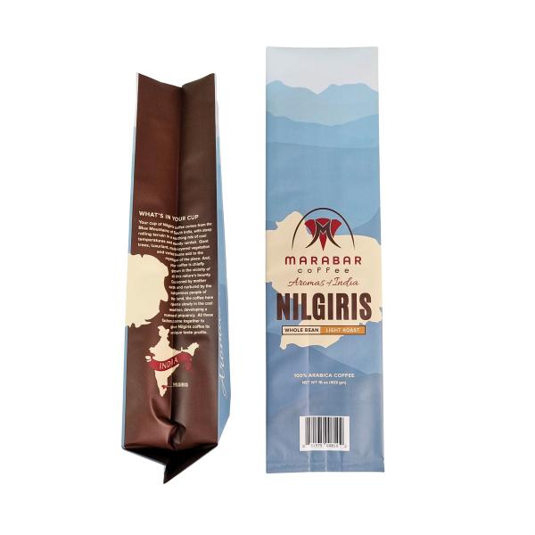 Custom Stand Up Zipper Coffee Bean Bag with Valve