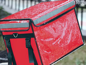 Large Rigid Insulated Delivery Food Bag Large Capacity Pizza Delivery Cooler Bag Backpack-style Delivery Insulated Box Large Capacity Foldable Waterproof