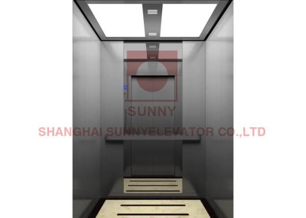 630kg Stainless Steel Mirror Home Panoramic 6 Person Residential Home Elevators