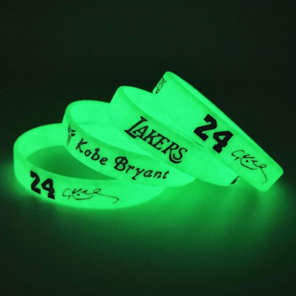Fabrica Padrão personalizado Pulseira de silicone Festa Atividade Eventos Presente Noctilucent brilho noturno pulseiras de silicone