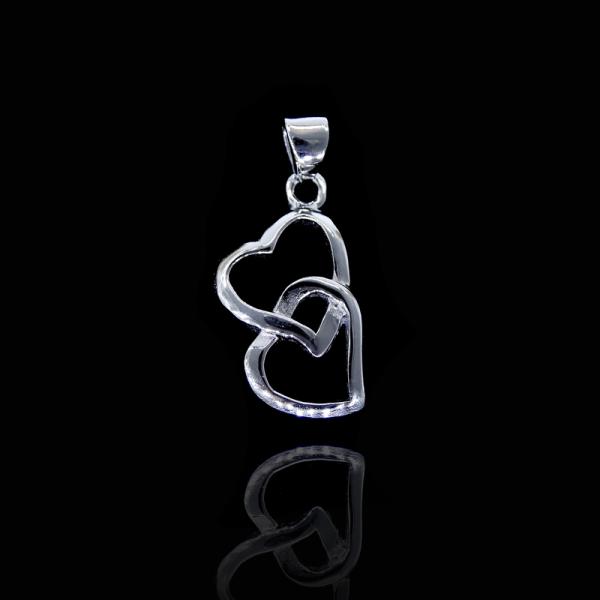 Классические простые серебряные привесные форма клевера 4 лист ювелирных изделий 925 удачливая