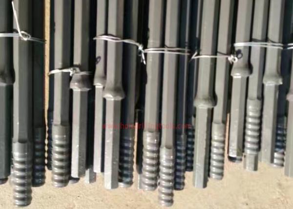 API Certificate Water Well Drill Pipes / Dth Drill Rods Carbon Steel Material