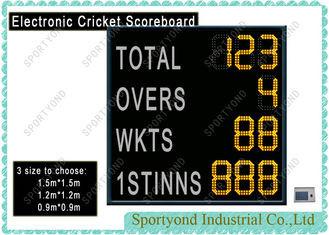 Custom Amber Electronic Portable Cricket Scoreboard with Led Digit Scores Display and Wireless remote