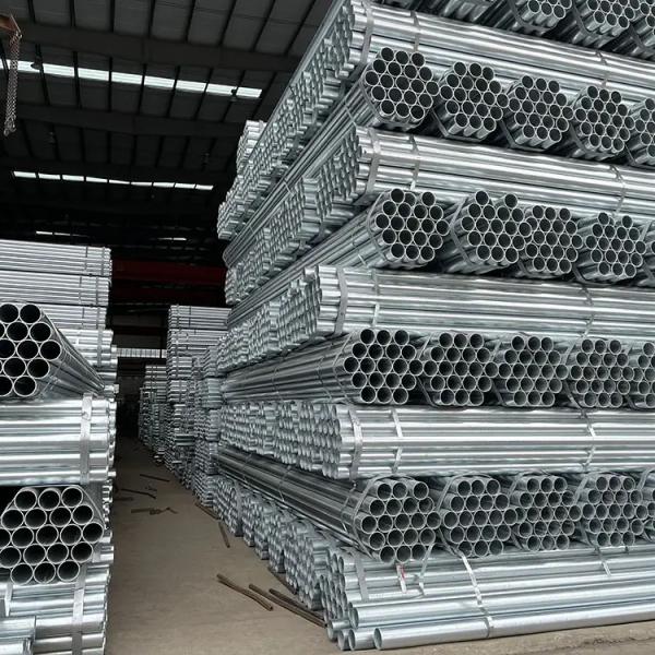 GI Pipe Steel Pre Galvanized Tube Hot Dip Galvanized Round Steel Pipe For Construction