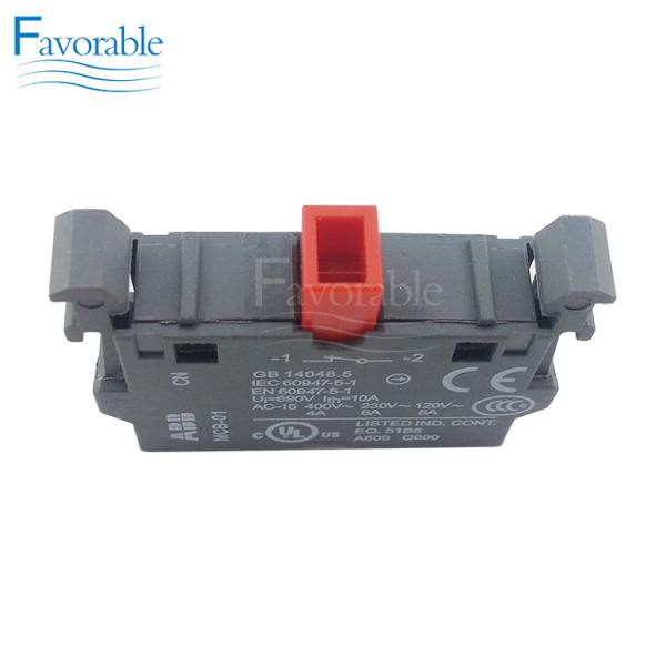 Switch Abb#MCB01 , NC Contact Block For Auto Cutter GTXL 925500594 Machine