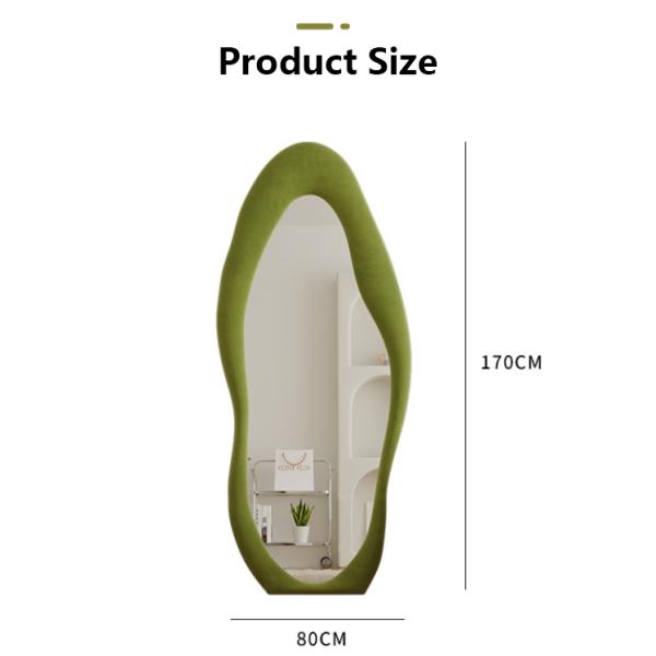 Decorative Body Curved Full Length Mirror Oversized Arched Floor Mirror